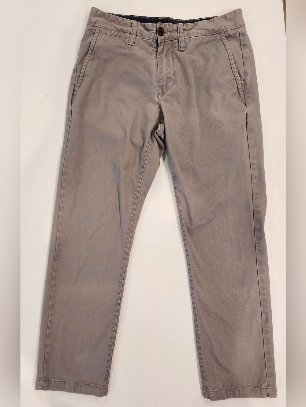 Flag & Anthem Men's Slim Fit Chino Pants - Gray 30/28